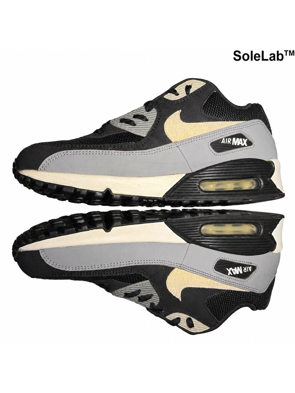 Nike Air Max 90 Essential Cool Grey Black AJ1285-018 Men’s Size 11